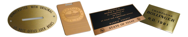Brass/ Copper/ Bronze Labels and Name Plates