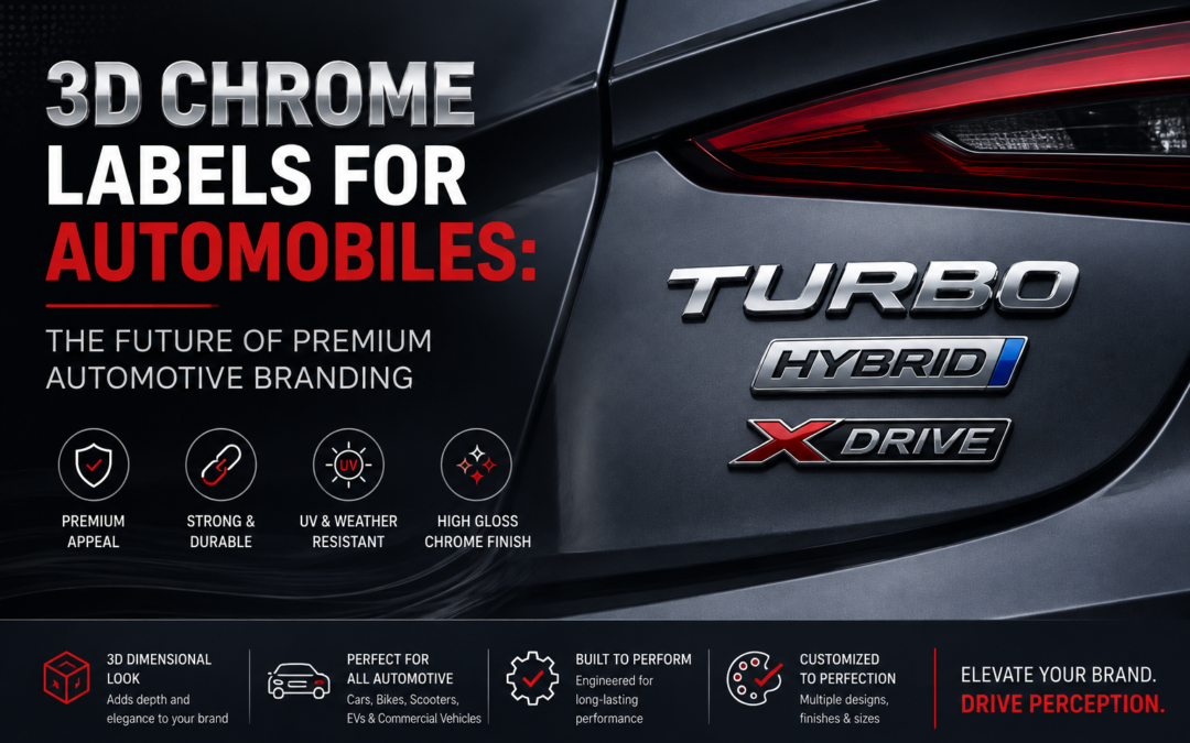 3D Chrome Labels for Automobiles | The Future of Premium Automotive Branding