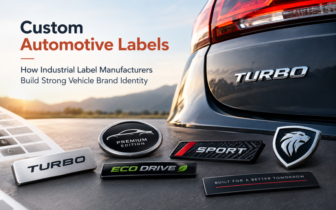 Custom Automotive Labels | How Industrial Label Manufacturers Build Strong Vehicle Brand Identity