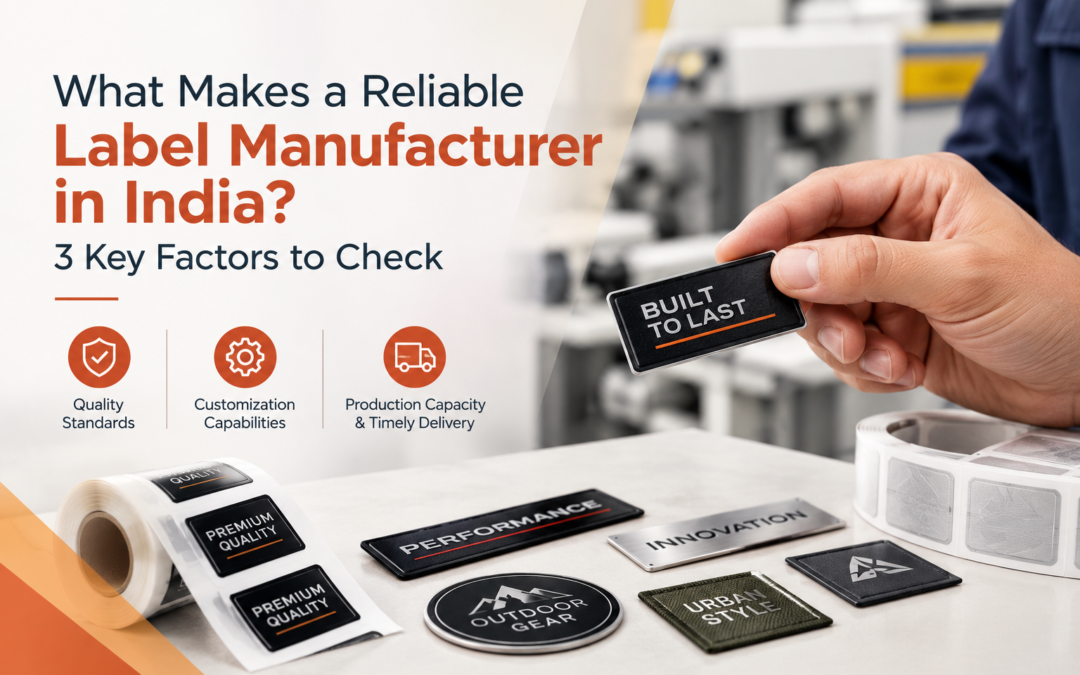 What Makes a Reliable Label Manufacturer in India? 3 Key Factors to Check